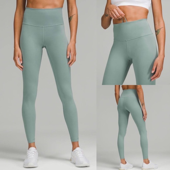 lululemon athletica Pants - Lululemon Athletica Wunder train high waist 25 leggings in misty glade - size 2